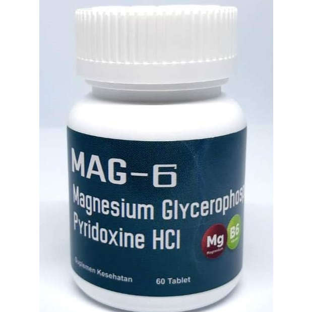 MAG-6 Tablet Magnesium + Vitamin B6 (60 tablet)