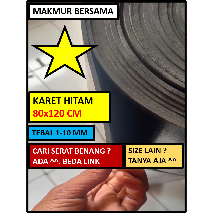 Aret Hitam 12080 Cm Aret Hitam Lembaran Aret Hitam Anti Lip Aret Hitam Anti Air Aret Lumpur Mobil