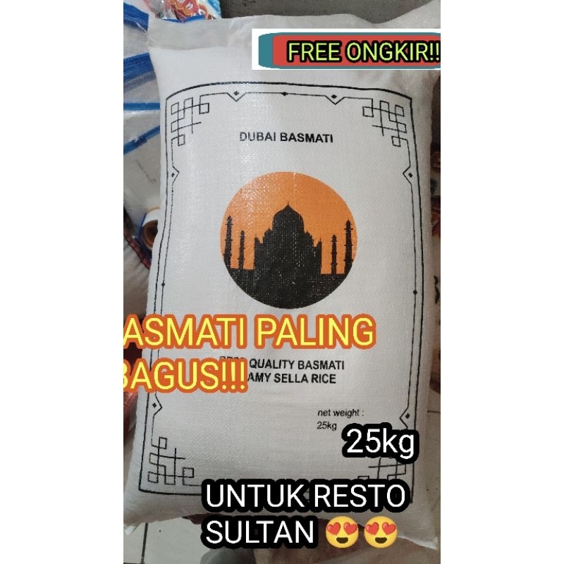 

Basmati paling bagus Resto kualitas Sultan DUBAI RICE