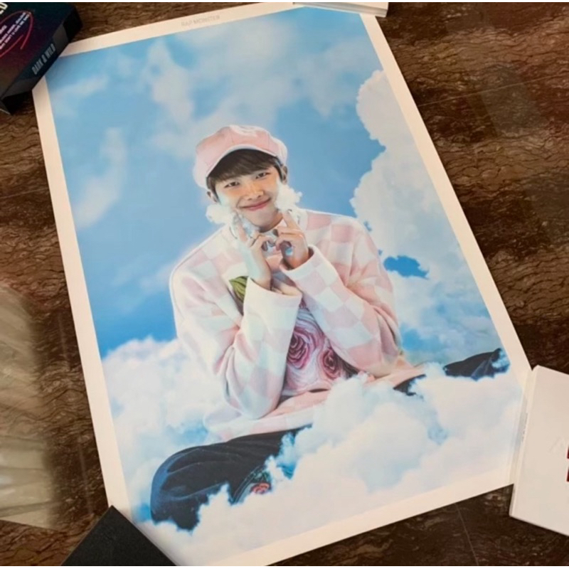 BTS WINGS TOUR POSTER (OFFICIAL TOUR MERCHANDISE) RAPMON NAMJOON RM RAPMONSTER