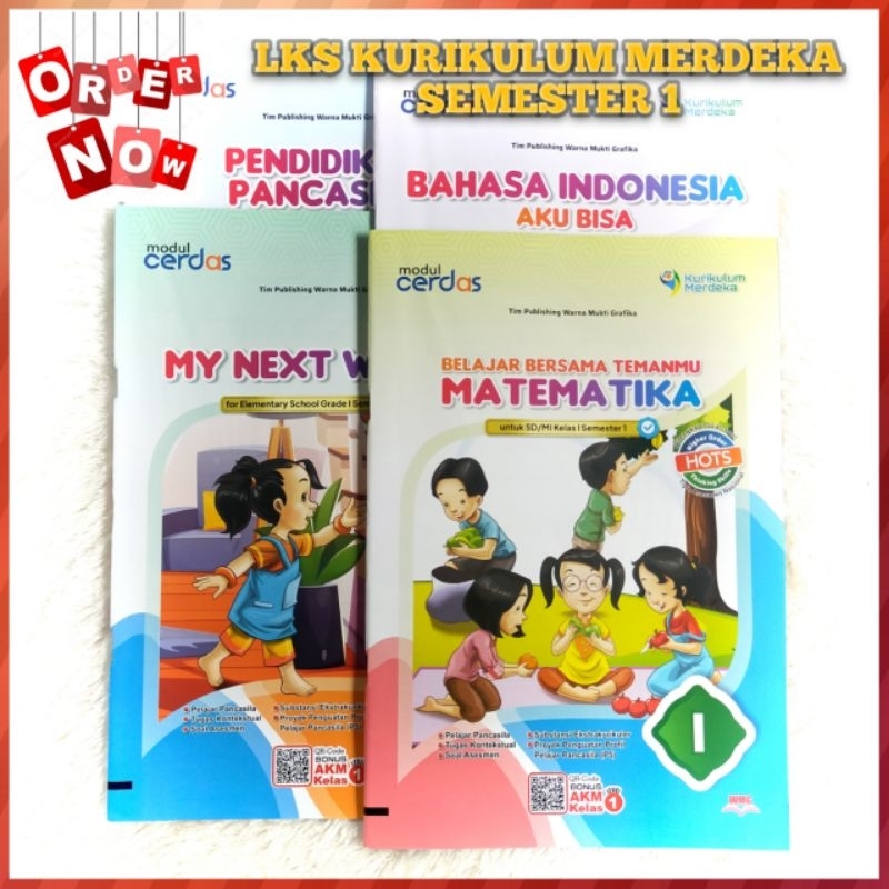 LKS Kurikulum Merdeka Kls 1 SD/MI Semester 1 - PT. Warna Mukti Grafika