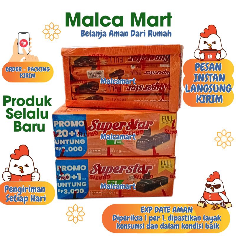 

SUPERSTAR Wafer Chocolate 20+1 pcs