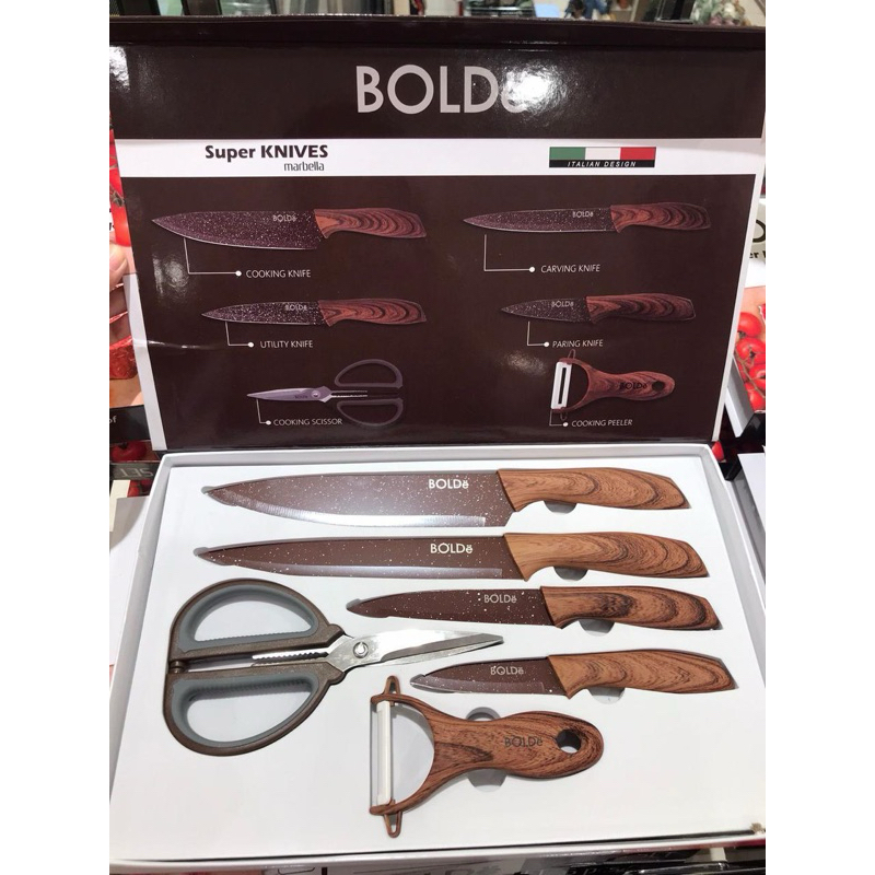 PISAU SET BOLDE SUPER TAJEM/PISAU BOLDE/PISAU MURAH/PISAU SALE/PISAU BOLDE DISKON/PISAU LOCK&LOCK