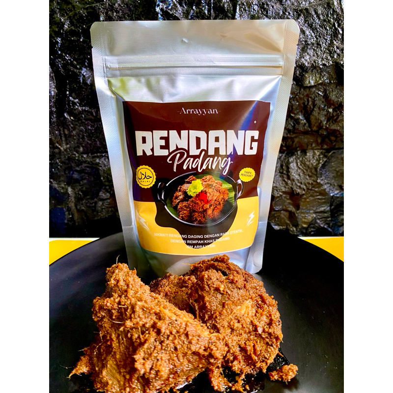 

Rendang Sapi Padang KhanaFood 250gr Tanpa Pengawet Non MSG