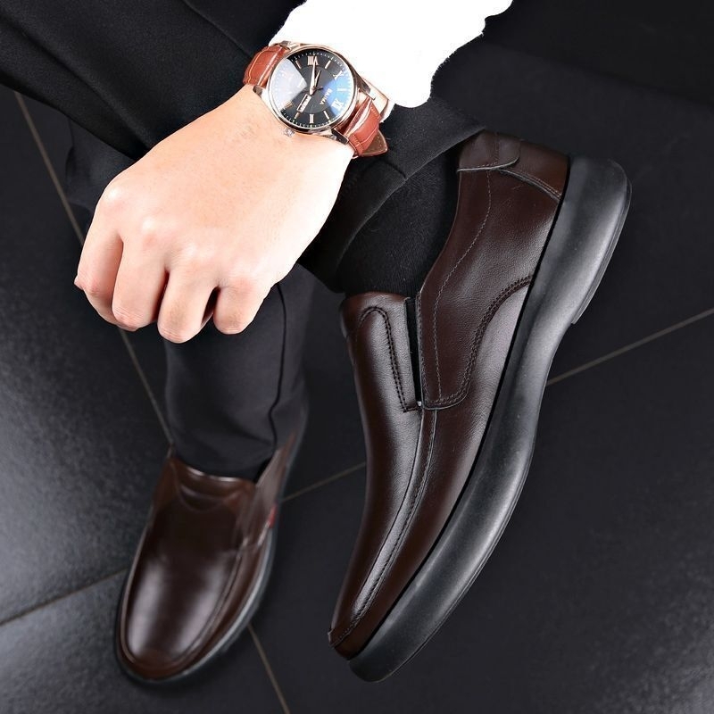sepatu GIO pria pantofel//sepatu kulit pria//sepatu pria kantoran//sepatu pria selop tanpa tali