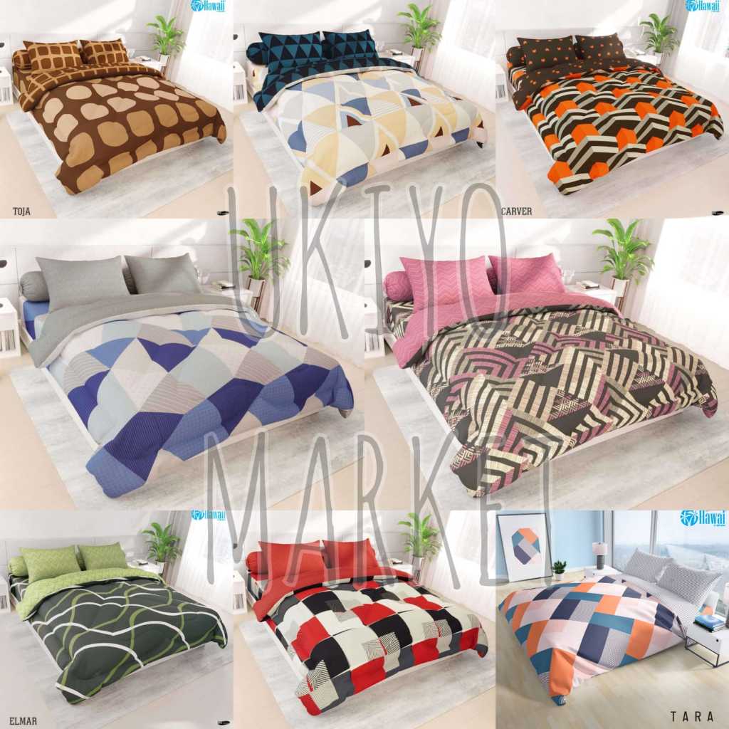 BEDCOVER SETS HAWAII BY MY LOVE KING SIZE NO.1