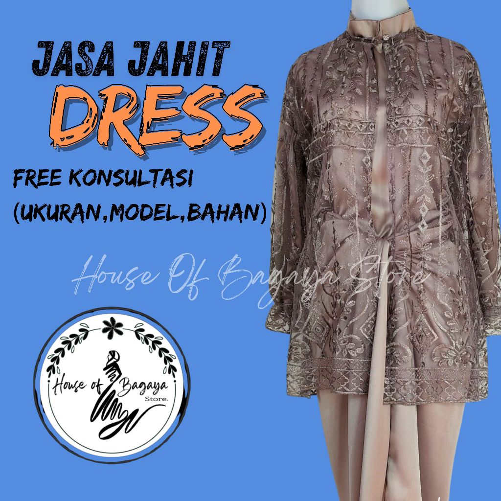 (DRESS) Jasa Jahit & Payet Online/Offline