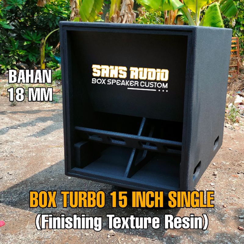 Box speaker turbo 15 inch finishing