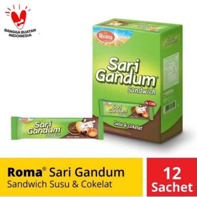 

ROMA SARI GANDUM SANDWICH 39G