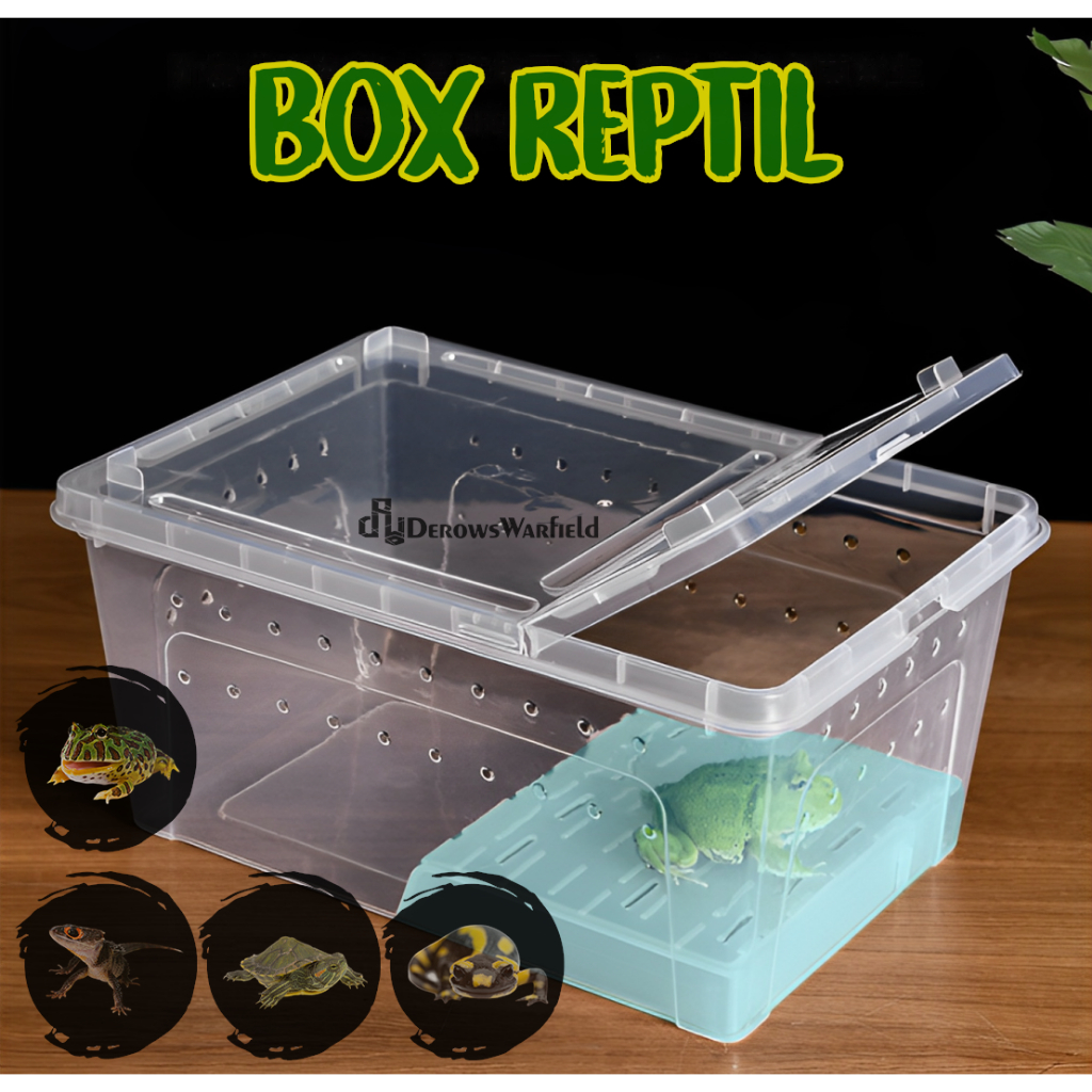 Kandang Reptil Enclosure Reptil Box Pacman Frog Box Salamander Box Kura Kura Reptile Box Box Lizard