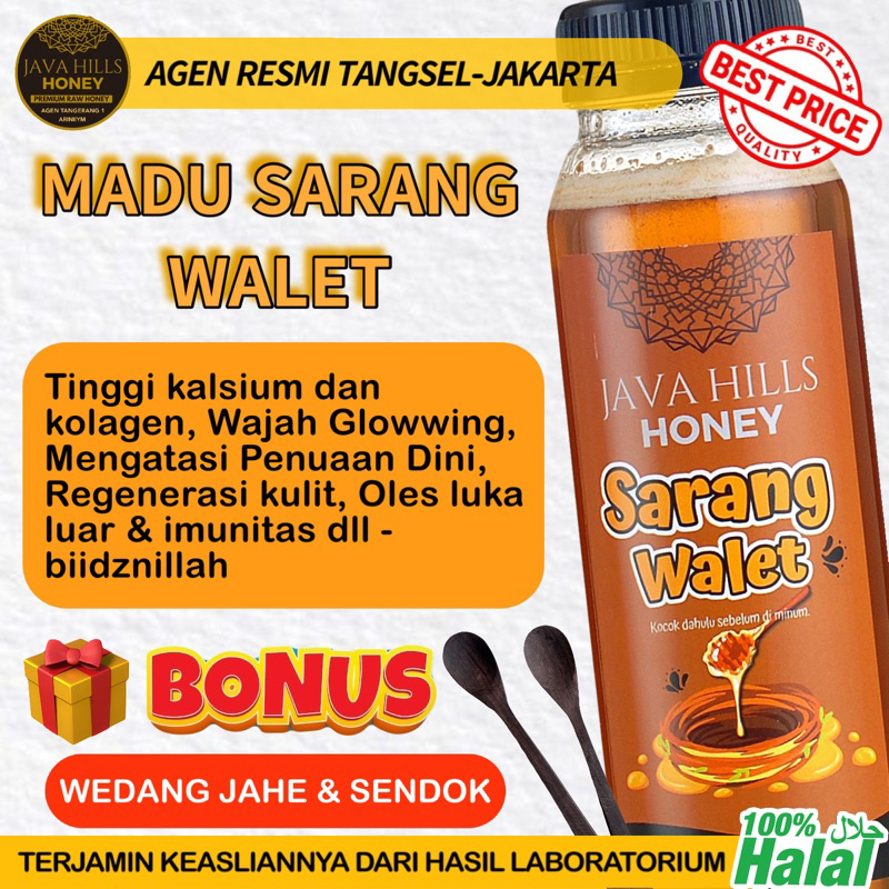 

JavaHills madu SARANGWALET kecantikan kolagen herbal kulit kenyal glowing nutrisi mumtaz | java hills honey