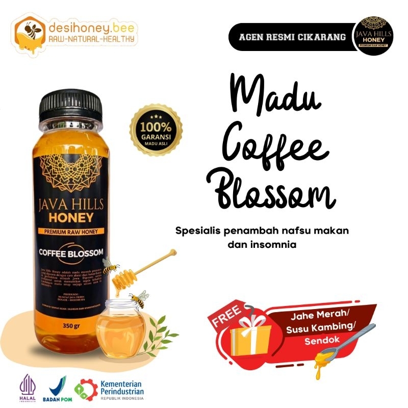 

Madu Murni Coffee Blossom Javahills Honey Asli Premium 100% Raw Honey Spesialis Insomnia dan nafsu makan | Kemasan 650gr Java Hills Mumtaz