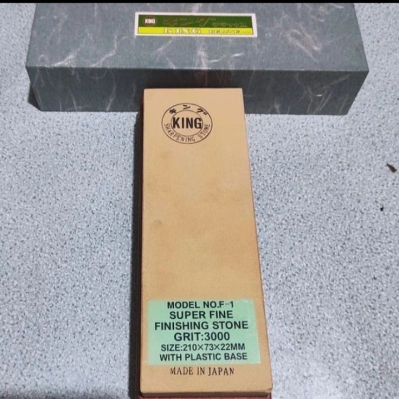 BATU ASAHAN KING SUPER FINE FINISHING STONE GRIT 3000 KING ORIGINAL