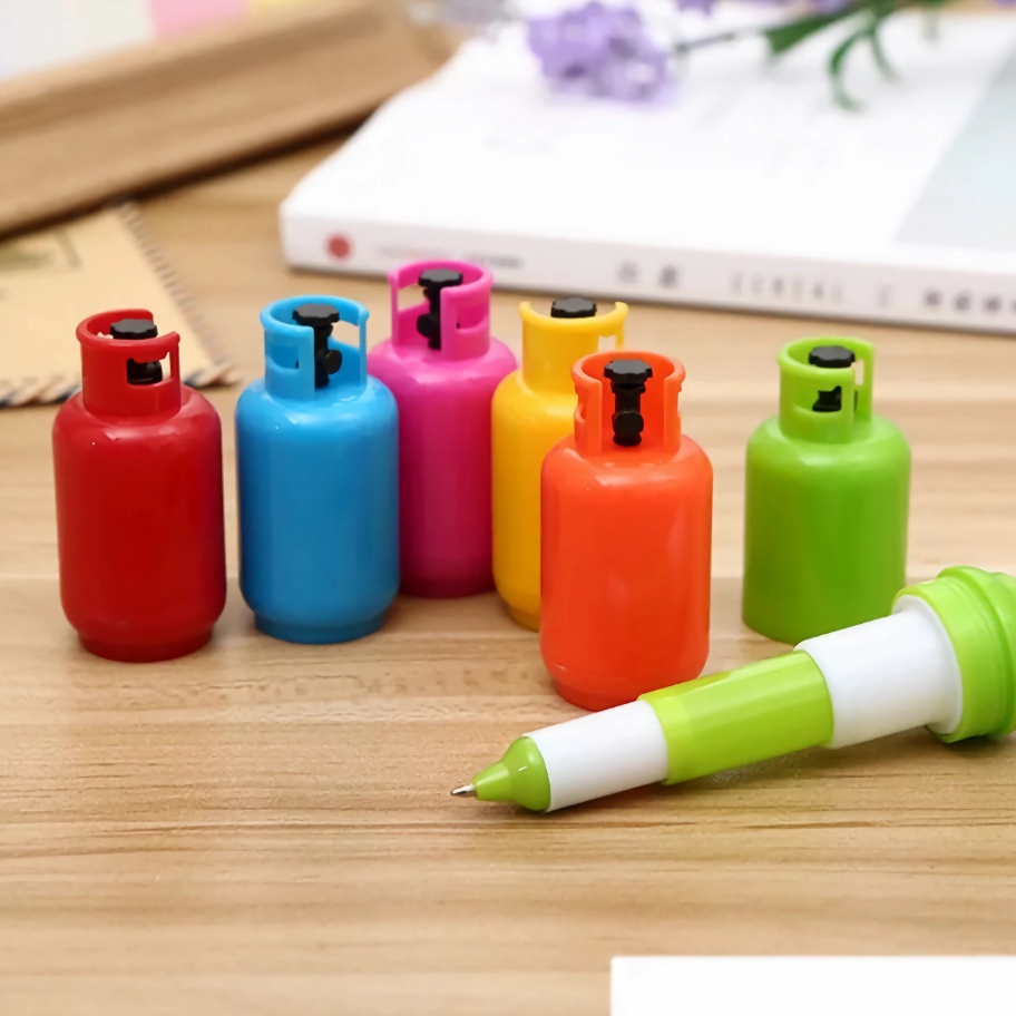 

BURUAN ORDER GAN APEN Pulpen Bentuk Tabung Gas 5mm Pena Lucu Capsul Alat Tulis Sekolah Kantor