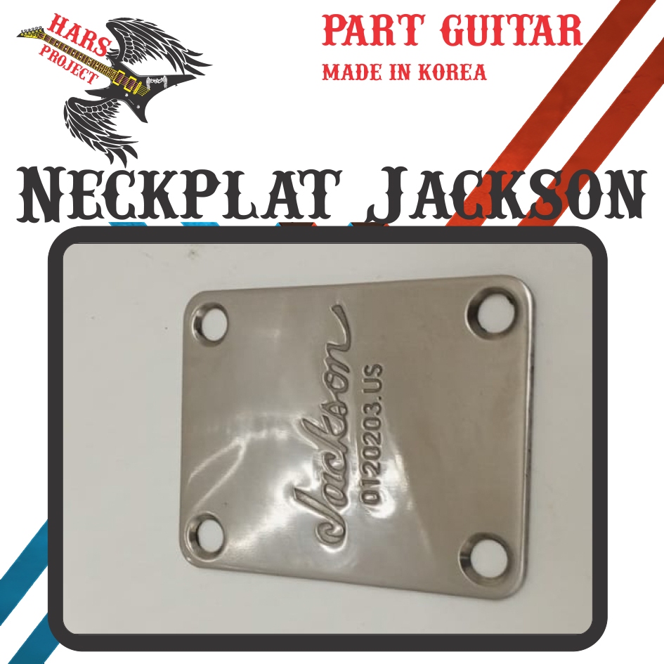 Plate Neck Jackson Plat Penyambung Body Neck Gitar