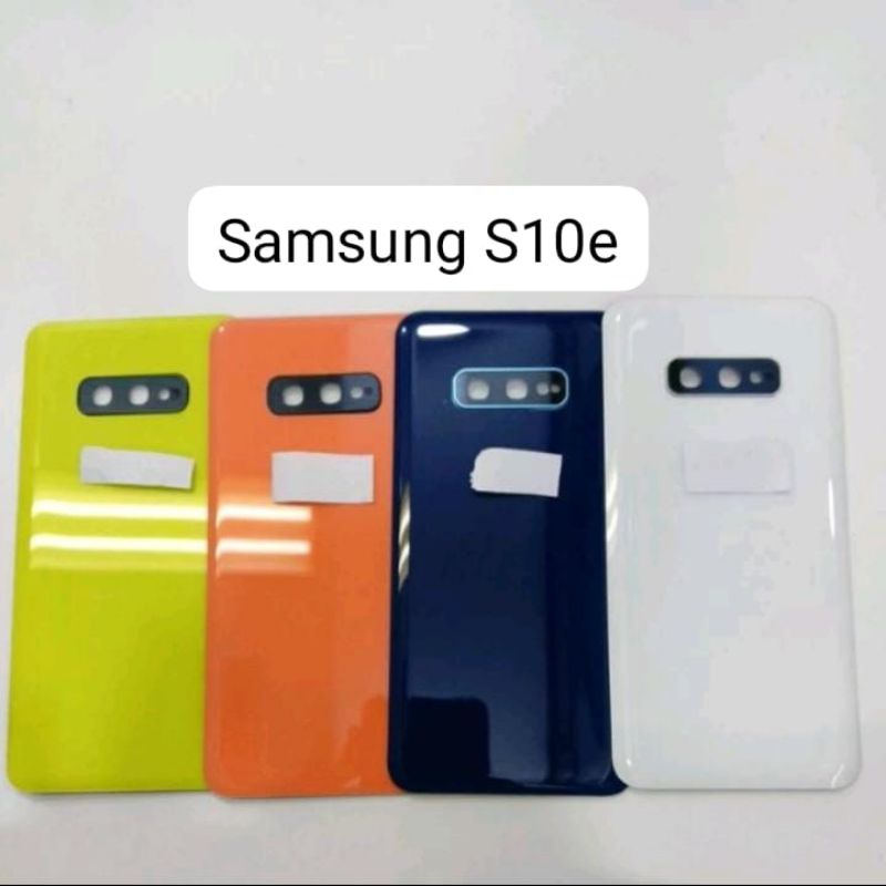 BACKDOR / BACK COVER / CASING  / TUTUP BELAKANG MESIN SAMSUNG S10E ORIGINAL