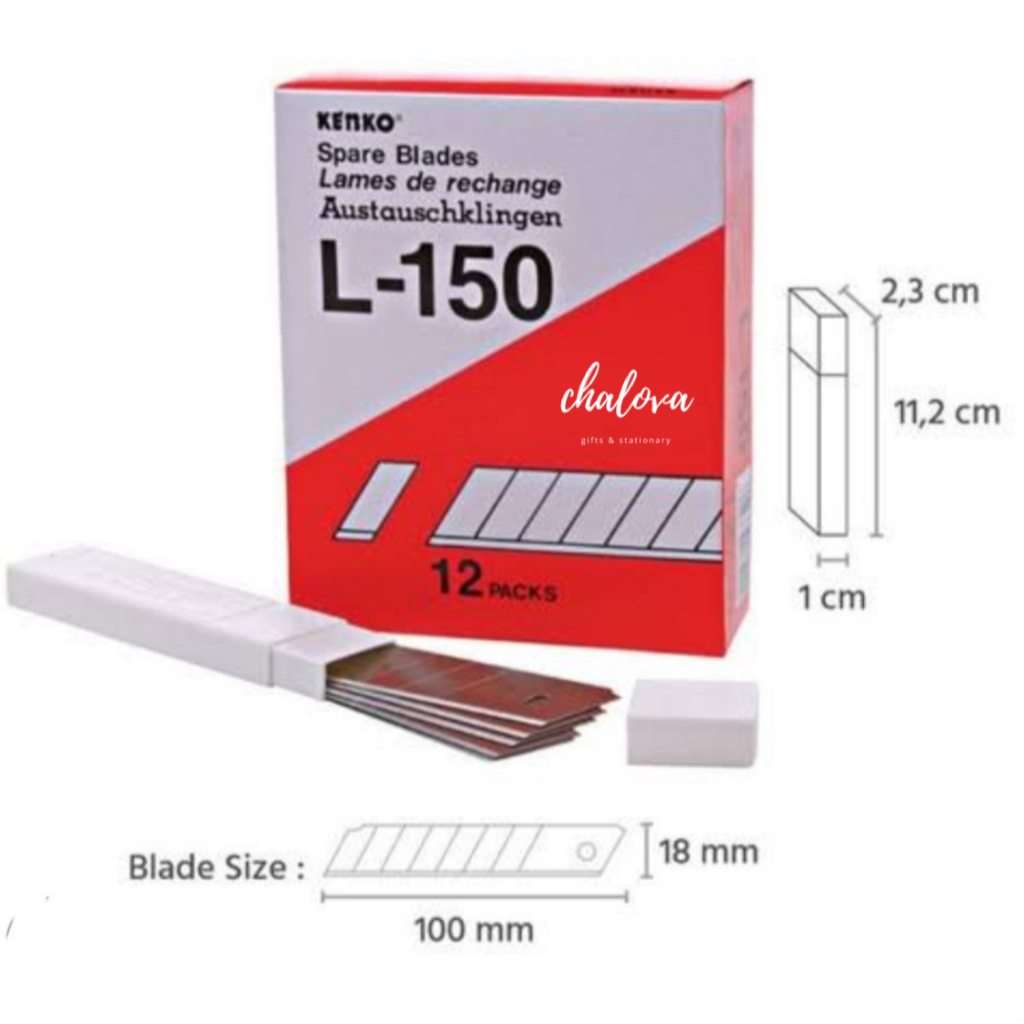 

[PCS] ISI CUTTER BESAR REFILL KENKO / ISI KATER KENKO L-150 ISI 5