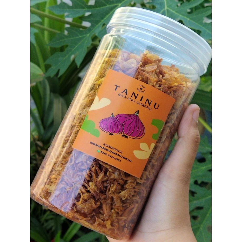 

Brambang Goreng ORI 100% (Peremium grade A+++) Taninu Premium tanpa tepung 150, 250gr