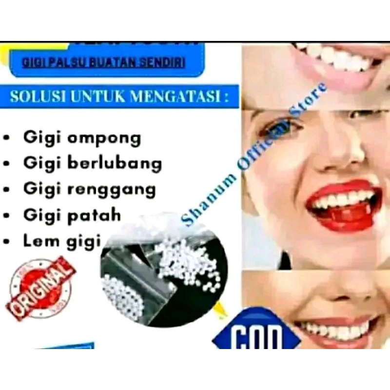 PROMO Tambal gigi berlubang gigi patah gigi gingsul / temptooth 50 butir