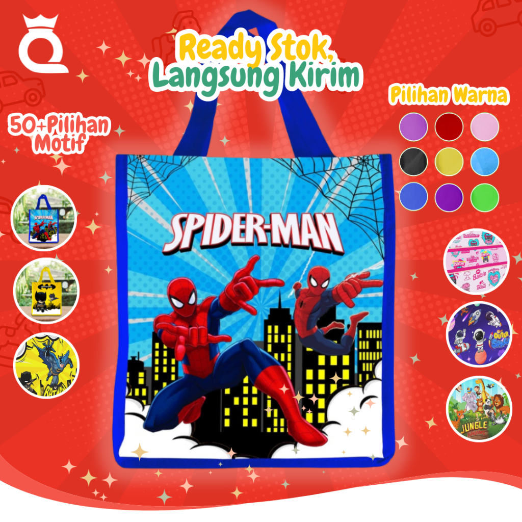 

Tas Souvenir Goodie Bag Bingkisan Snack Ulang Tahun Ultah Anak Laki Laki Perempuan Unik Lucu Potrait P1