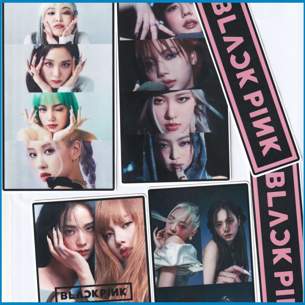 

6 PCS STICKER BLACKPINK - STIKER LAPTOP, AKSESORIS HP, HELM, TUMBLER, STIKER KPOP