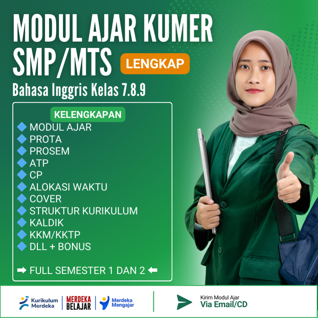 Modul Ajar Bahasa Inggris Kelas 7.8.9 Kurikulum Merdeka