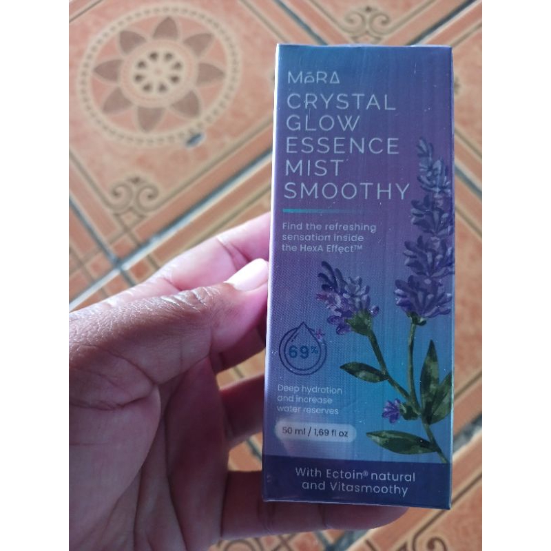 mera crystal glow essence mist smoothy