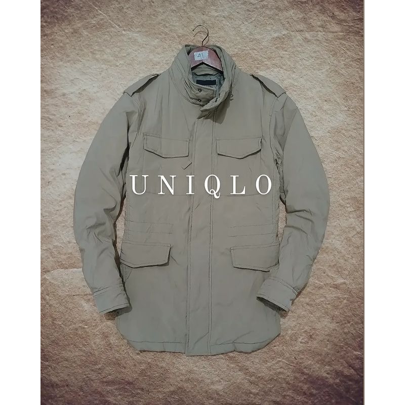 jaket filed pria daleman bulu angsa model slimfit bekas/second/preloed