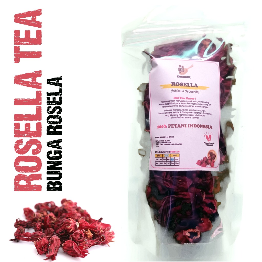 

Rosella Kering Merah 50 Gram Original Red Rosella Tea