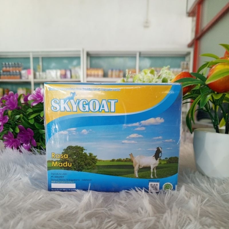 

Susu Kambing SKYGOAT Propolis Rasa Madu - Susu Kambing Etawa Bubuk Isi 10 Saset