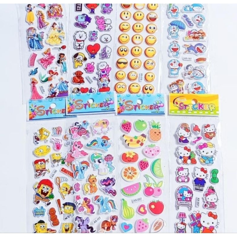 

Stiker Timbul Pendek || Mainan Stiker Timbul Anak || Stiker Embos Bening