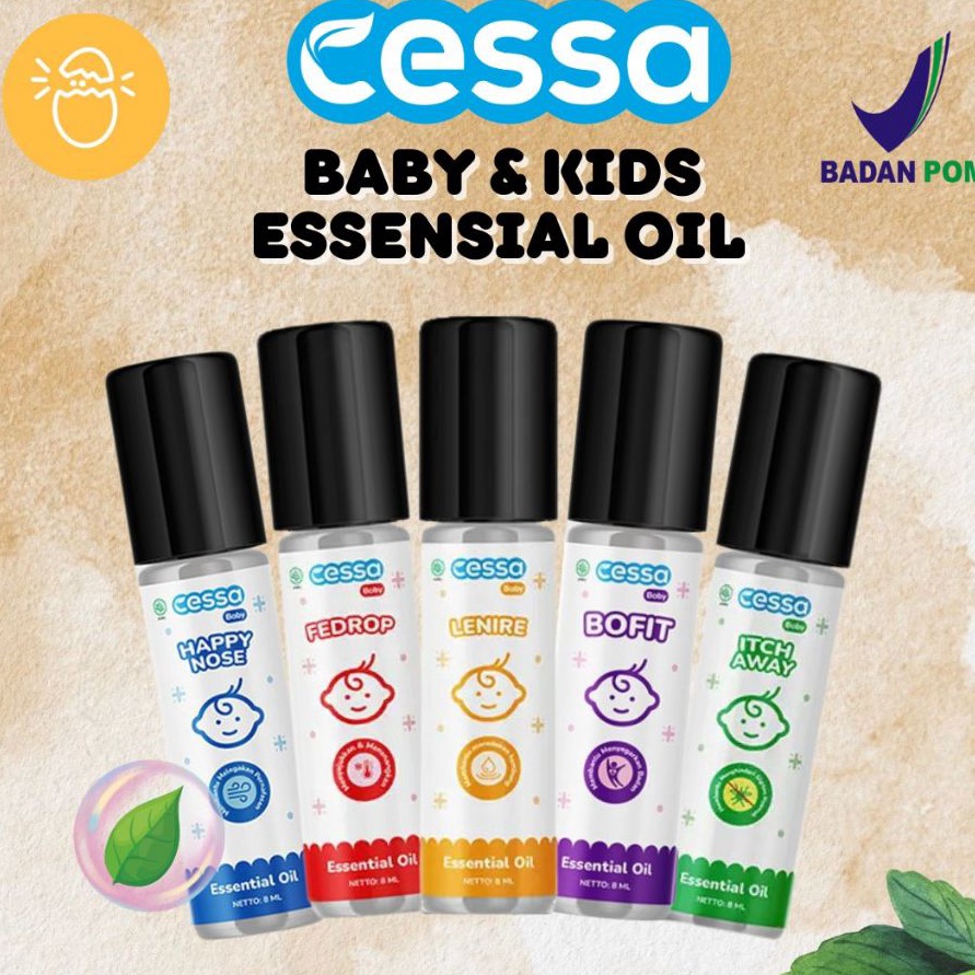 

Gila CESSA Essential Oil Baby 3 Tahun Kids 3 Tahun Roll On 8ml