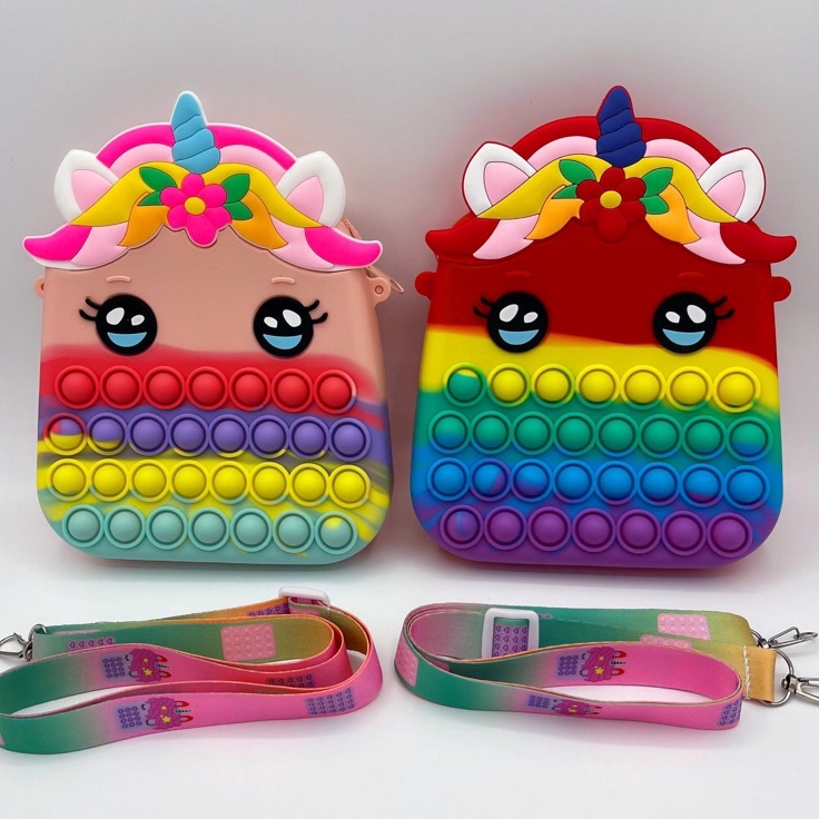 Tas Anak Unicorn Pop It Ukuran Besar ddg
