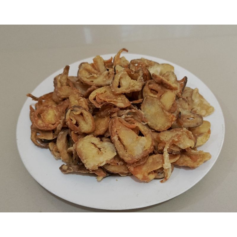 

JAMUR PENTOL CRISPY ,JAMUR MERANG, JAMUR SAWIT,Isi 200gr