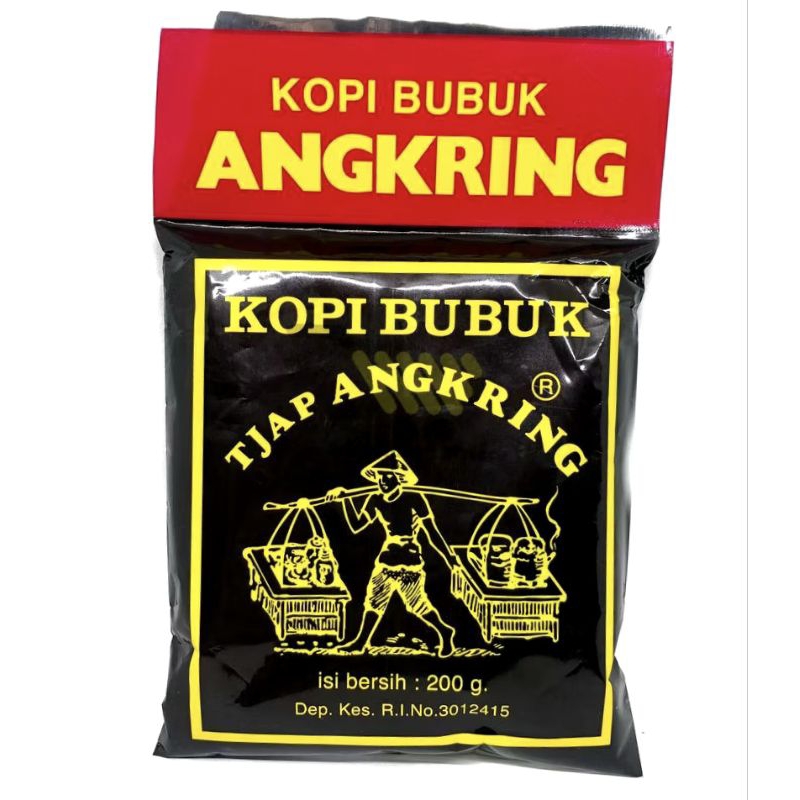 

Kopi Bubuk Robusta Asli Solo Jawa Tengah Y13 Merk Tjap Angkring 200 Gram