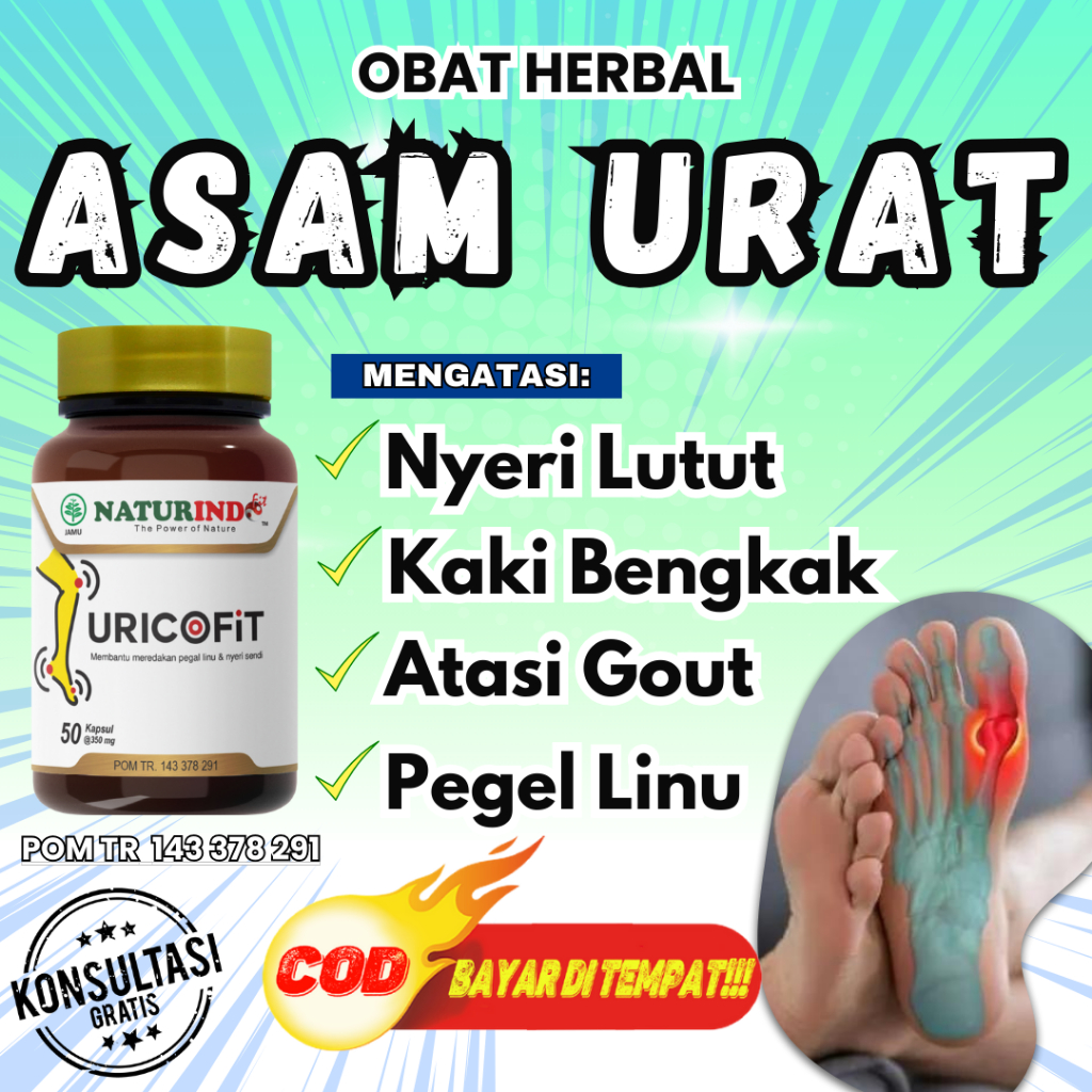Obat Asam Urat Sakit Lutut Nyeri Sendi Tumit Gout