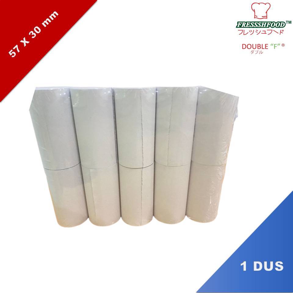 

Kertas Thermal/ Kertas Struk Kasir/ Thermal Roll 57 x 30 DOUBLE F (BOX)