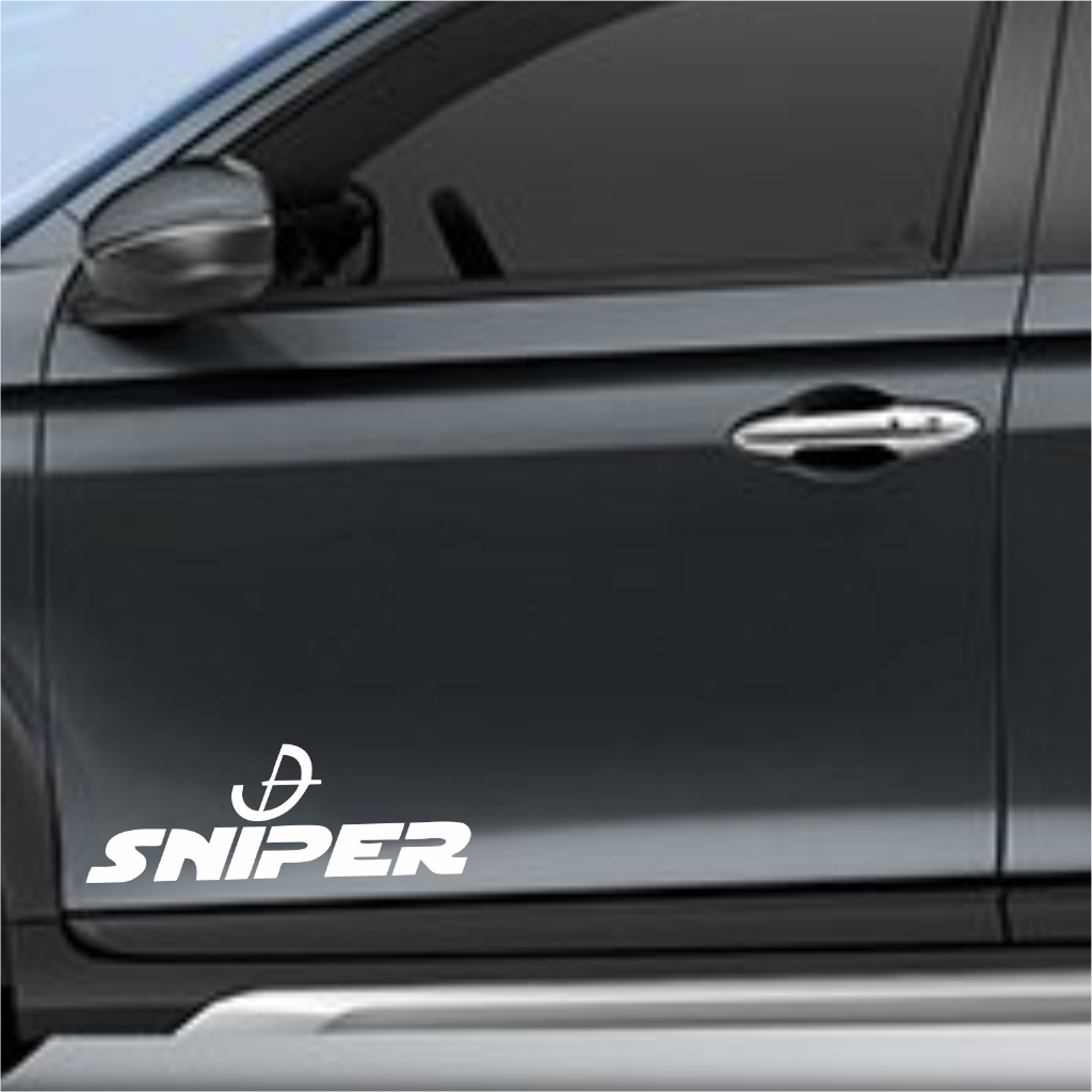 CUTTING STICKER MOBIL SNIPER STIKER PINTU MOBIL BERKUALITAS