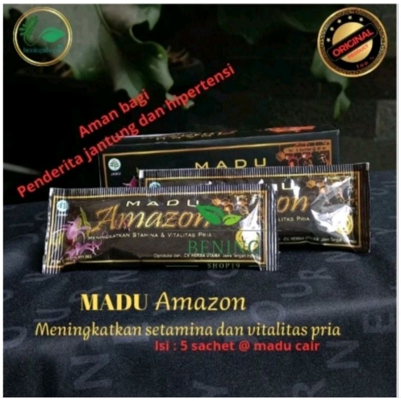 

Madu Amazon (isi 5 sachet)
