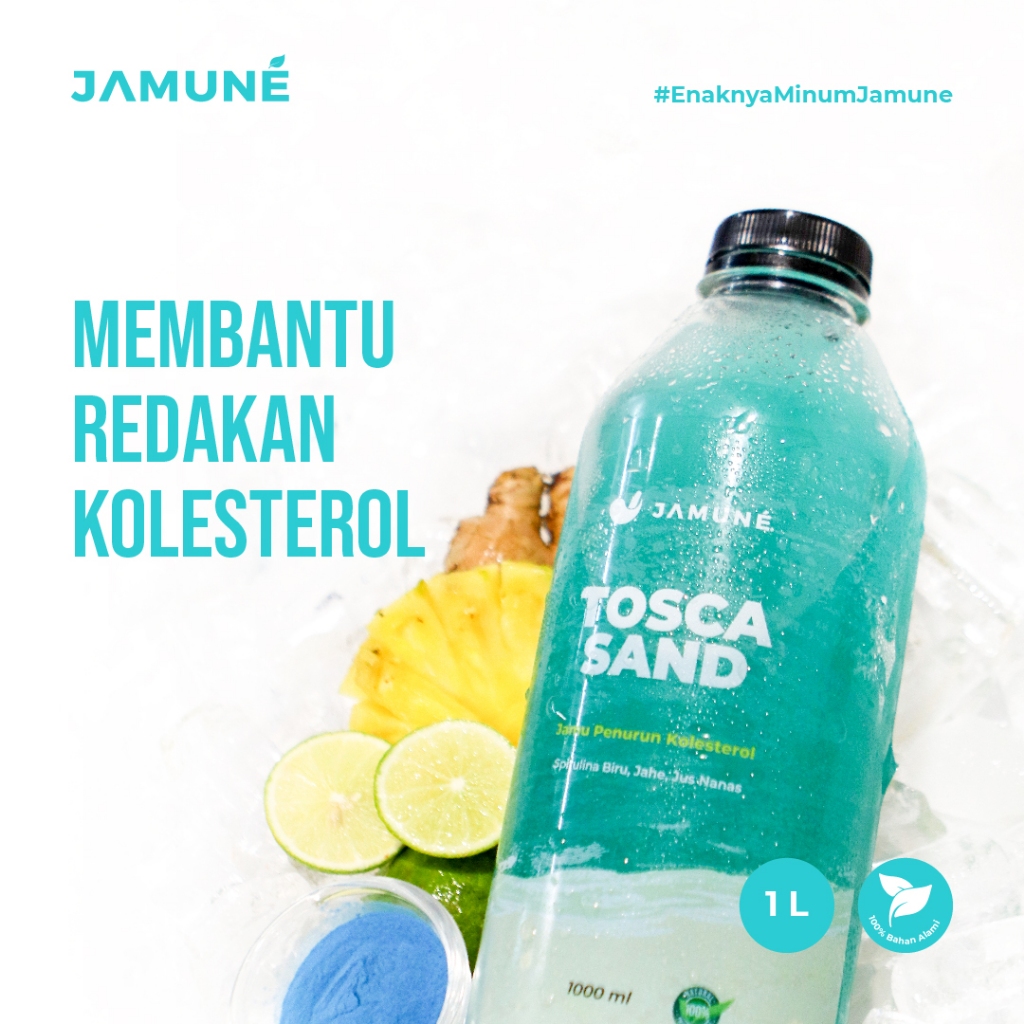 

Jamu 1 Liter Penurun Kadar Kolesterol Tosca Sand by Jamune