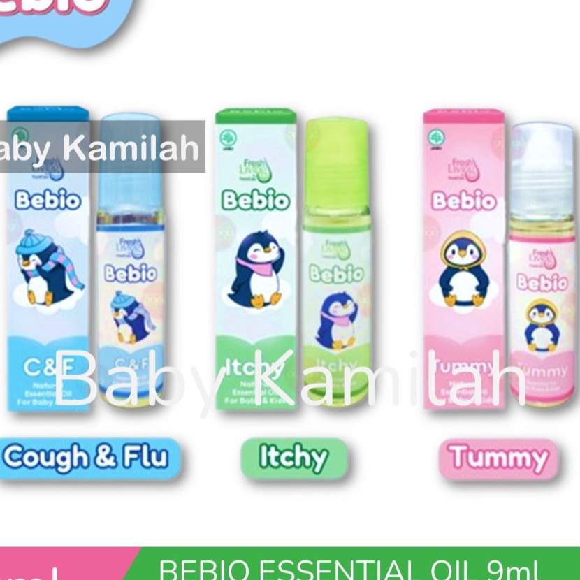 

FG2 BEBIO cough and flu BEBIO essential Oil Bebio Batuk Pilek Bayi Baby Oil BEBIO