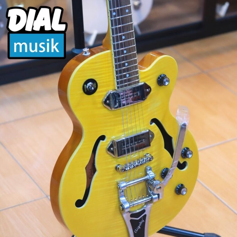 Epiphone Wildkat Natural Semi Hollow Body - Semi Hollowbody