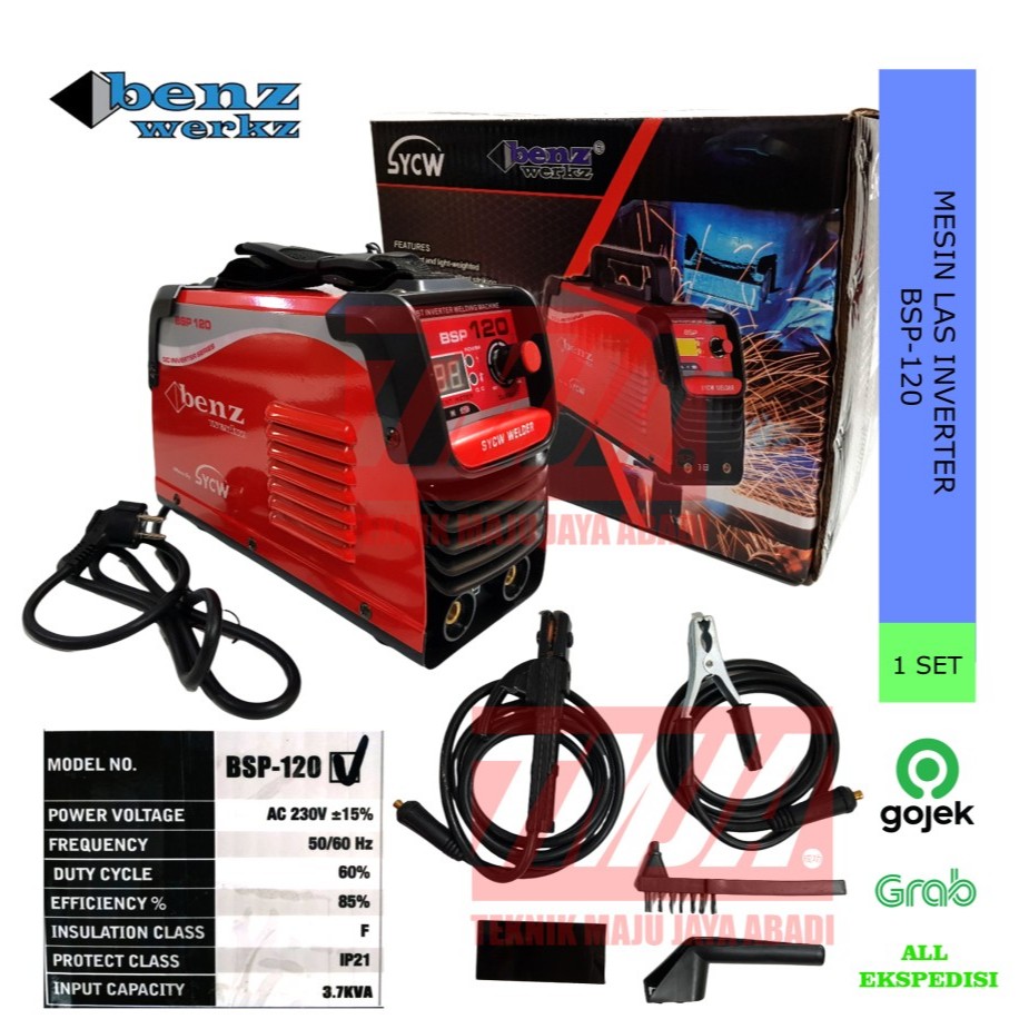 BENZ Mesin Las Inverter / Travo Las Double PCB 120A BSP-120