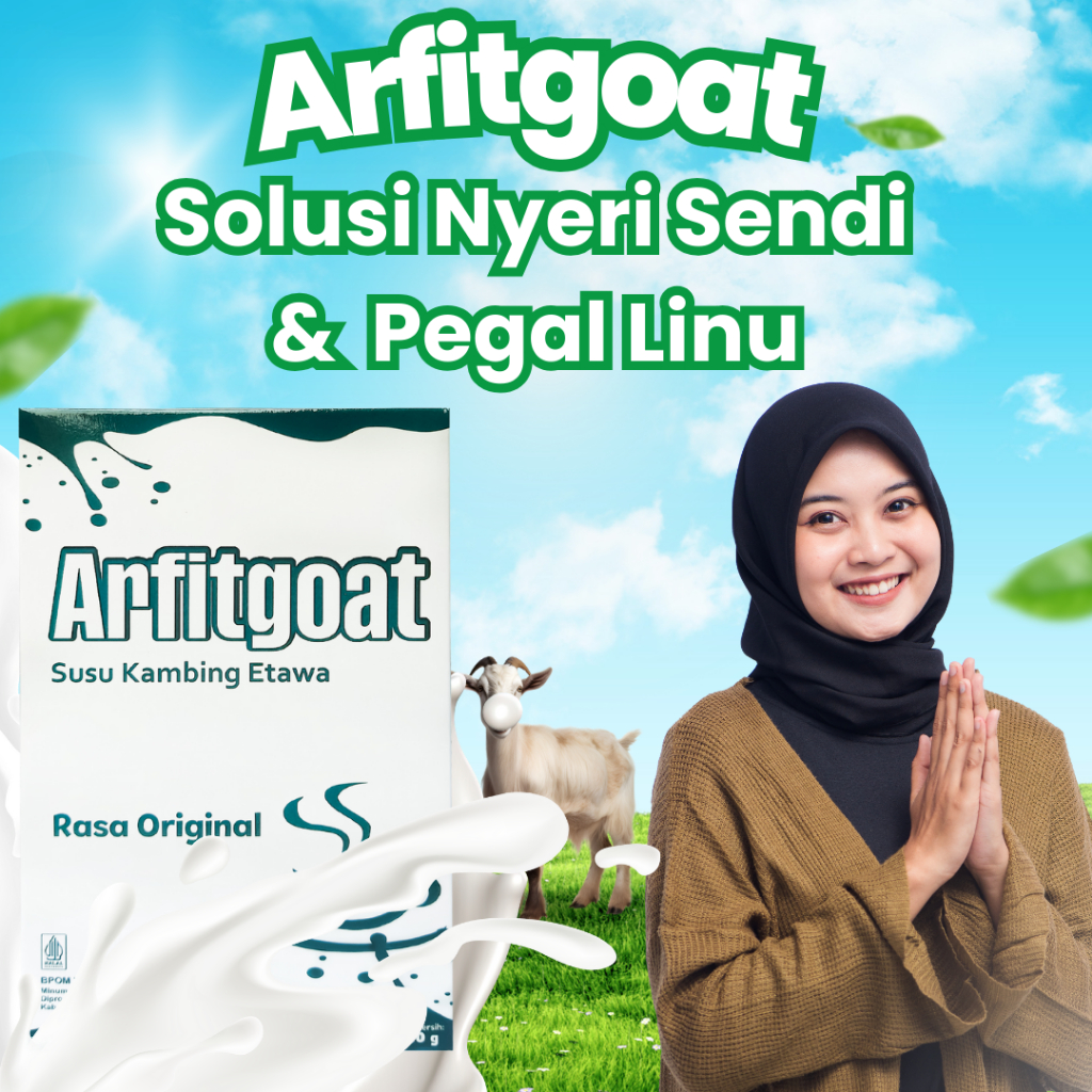 

SUSU ARFITGOAT ORIGINAL Susu Kambing Platinum Susu Kambing Etawa 1 Box 200gram