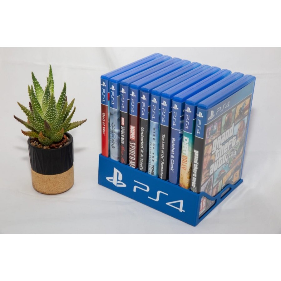 roseidstore PS4 Video Game Holder, Stand, Playstation 4 Tempat Kaset GAme stand game Ps4 Game stand