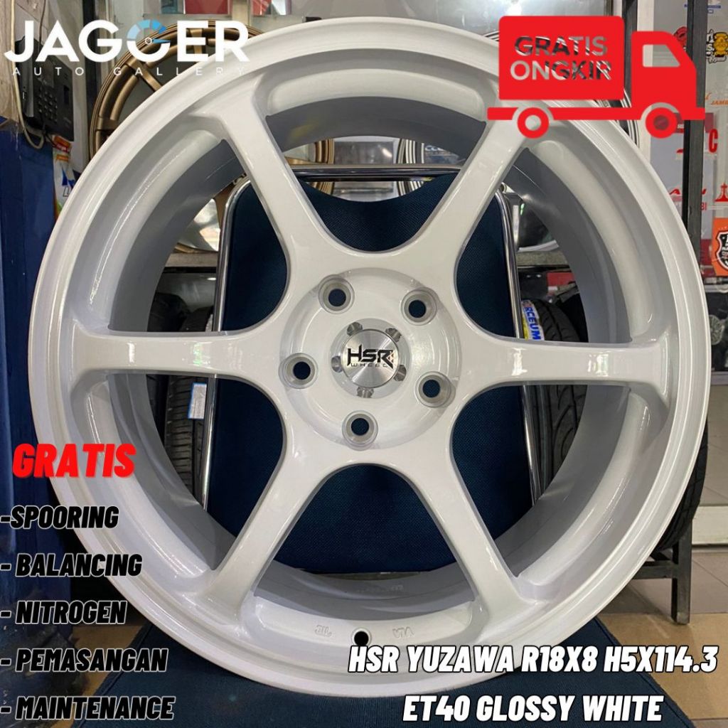 velg R18 terlaris baut 5 untuk innova, hrv, rush/terios, xpander original HSR YUZAWA