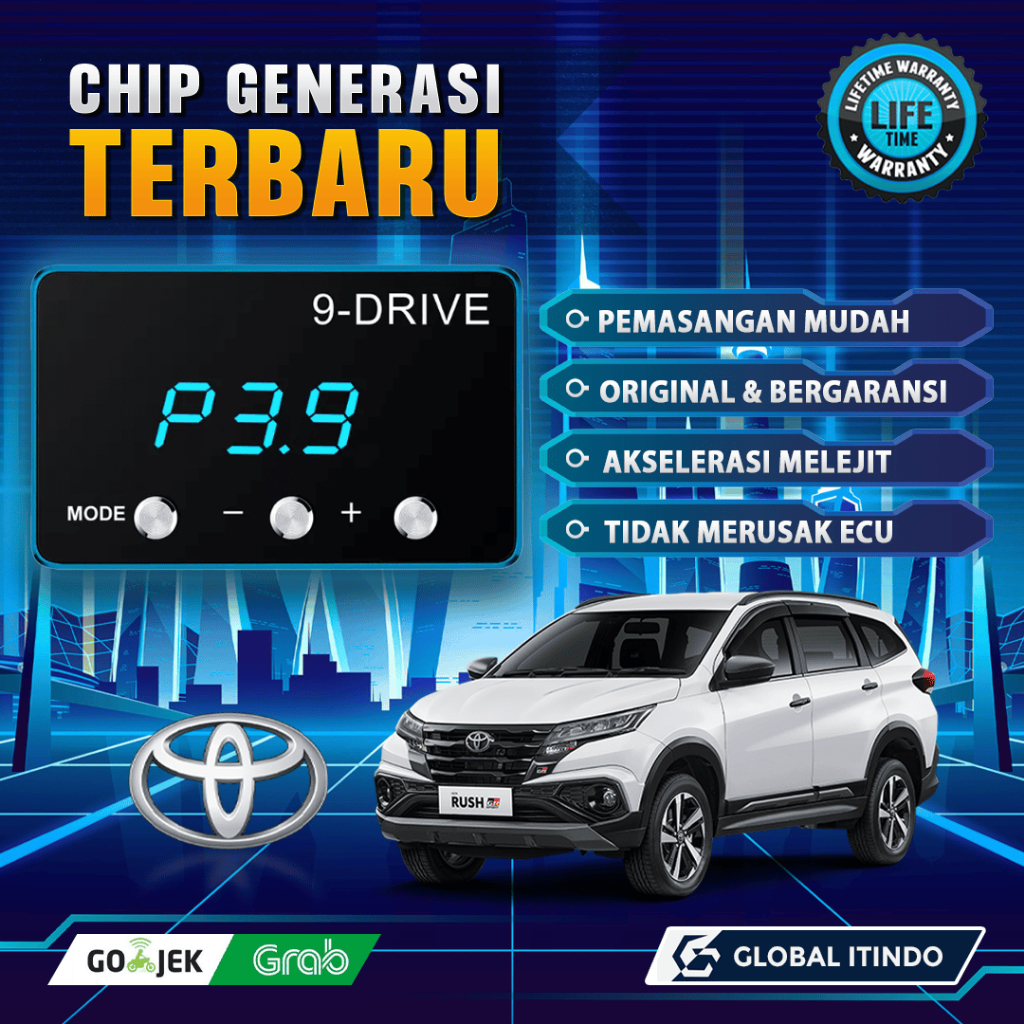 9 Drive Toyota New Rush GR Sport Piggyback Throttle Controller ECU Remap