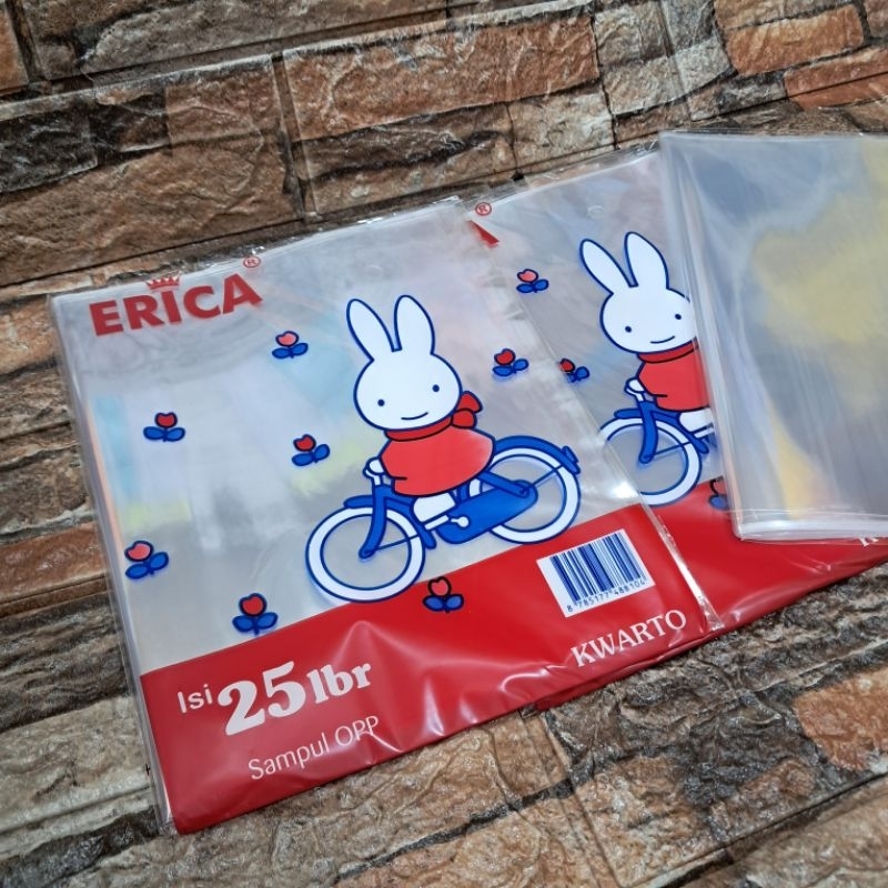 

SAMPUL OPP PLASTIK ERICA TIPIS DI LENGKAPI LEM [ ISI 25 LEMBAR ]