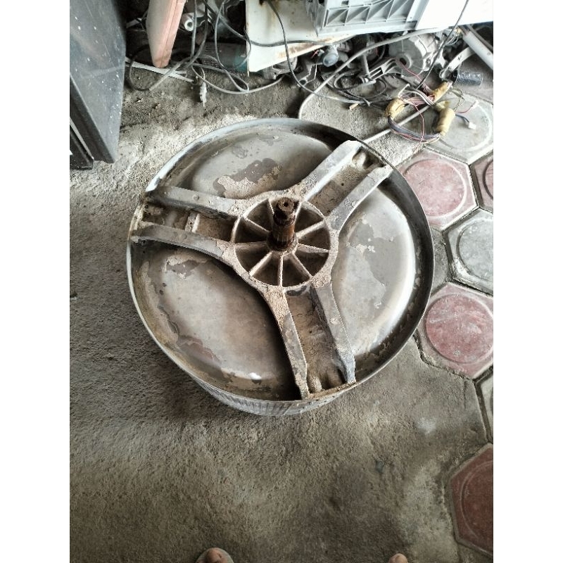 segitiga mesin cuci electrolux copotan