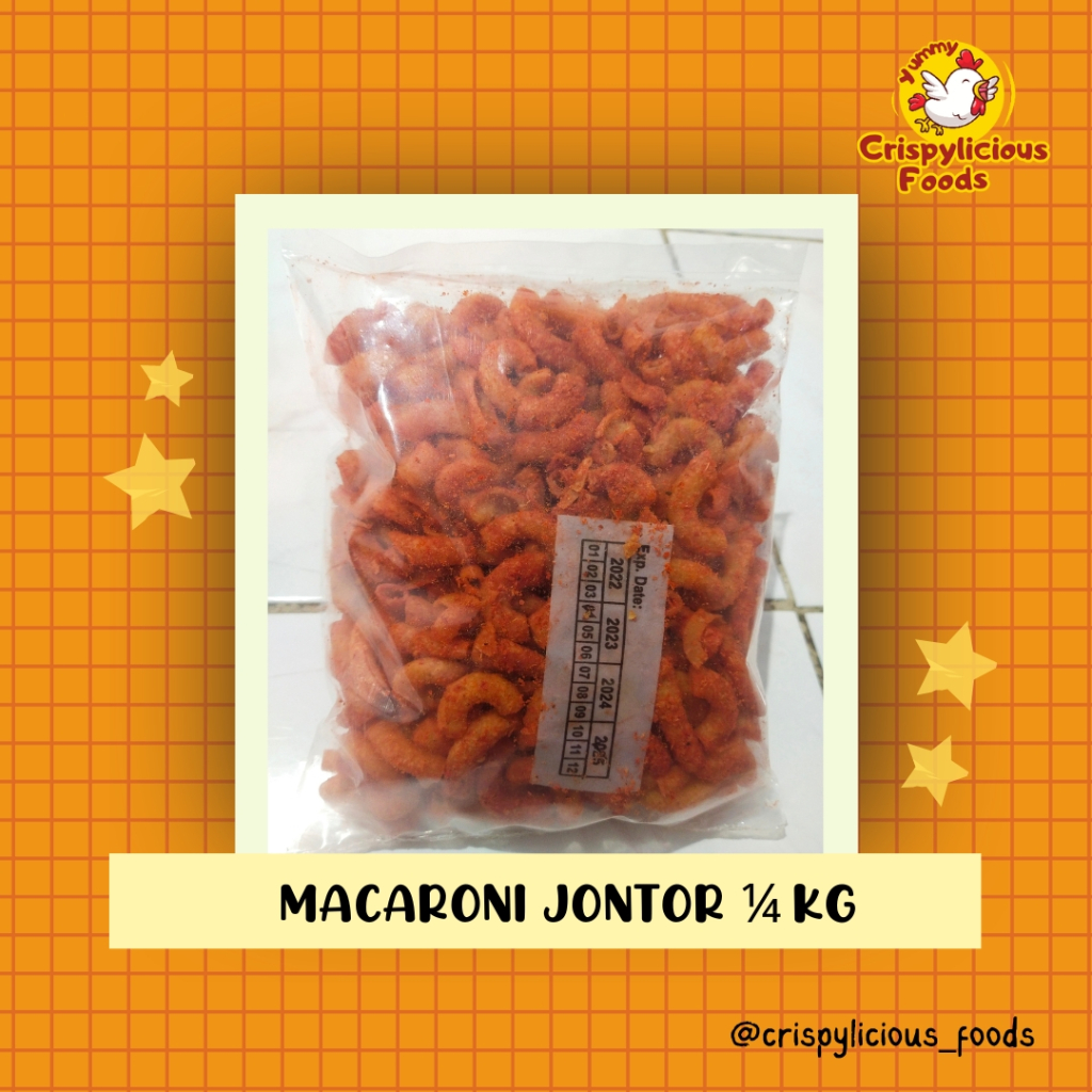 

Macaroni Pedas Daun Jeruk 1/4 kg (seperempat kg)